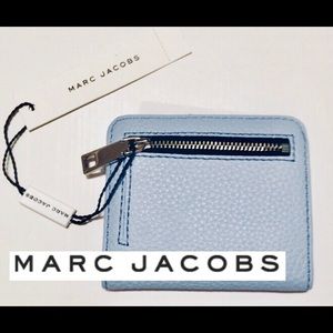 NWT Marc Jacobs Gotham Open Face Blue Wallet